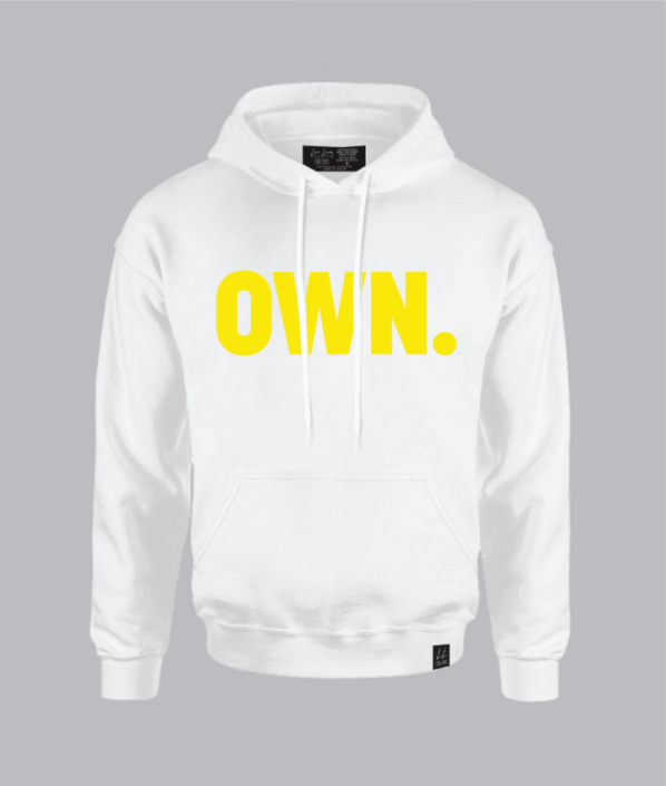 OWN.CANCER White Hoodie